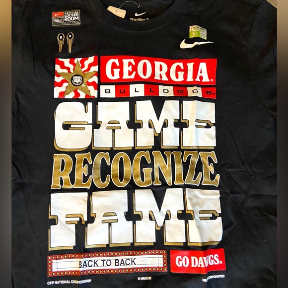 Nike | Shirts | Nwt Georgia Dawgs National Championship Shirt | Poshmark